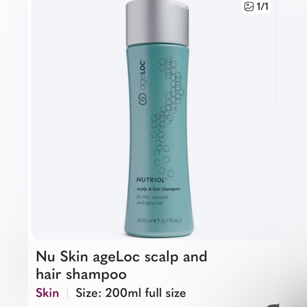 Nu Skin ageLoc scalp and hair shampoo NEW